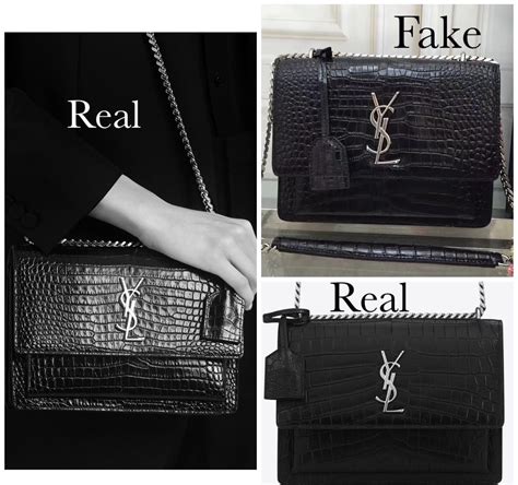 fake ysl purse vs real|authentic YSL handbag.